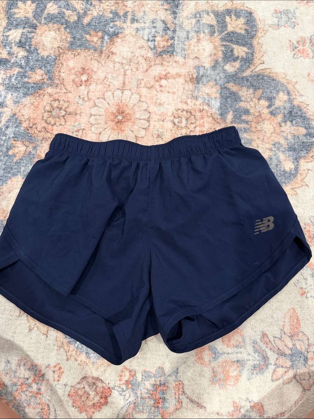 New Balance Navy Blue Women's Athletic Running Shorts